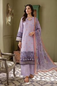 3 Piece - Embroidered Digital Printed Lawn Suit P001238