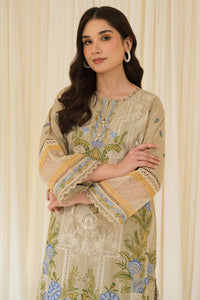 3 Piece - Embroidered Cambric Suit P0816