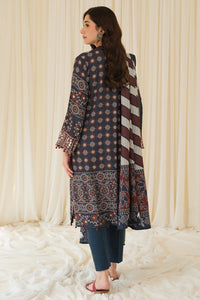 2 Piece - Embroidered Linen Suit PB921D