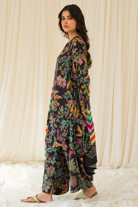 3 Piece - Digital Printed Linen Suit P0898 (SO)