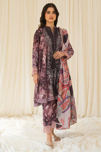 3 Piece - Embroidered Digital Printed Khaddar Suit U0995A (SO)