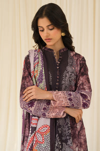 3 Piece - Embroidered Digital Printed Khaddar Suit U0995A (SO)