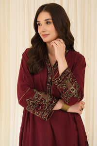 2 Piece - Embroidered Slub Khaddar Suit P0880 (SO)