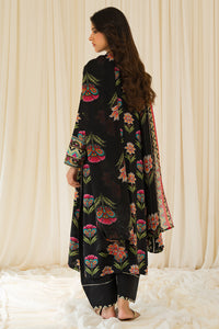 3 Piece - Digital Printed Linen Suit P0827