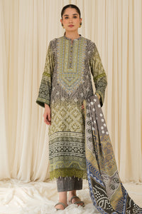 3 Piece - Embroidered Khaddar Suit U0976 (SO)