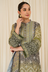 3 Piece - Embroidered Khaddar Suit U0976 (SO)