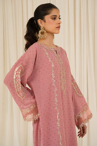 1 Piece - Embroidered Chiffon Shirt P0796