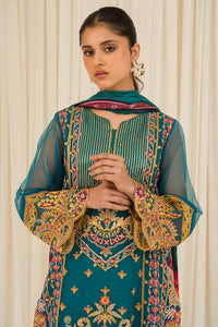 3 Piece - Embroidered Organza Suit L0788 (SO)