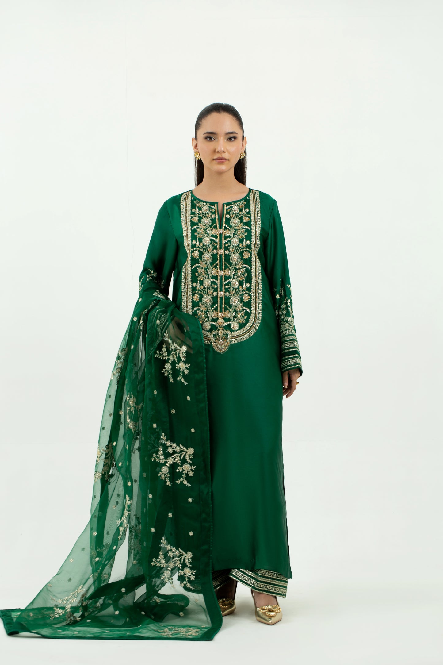 3 Piece - Premium Silk Suit LFP1135