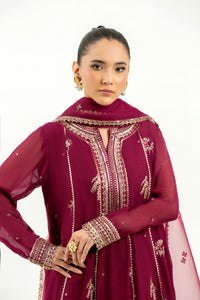 2 Piece - Embroidered Cotton Staple Khadi Net Suit LFP1137