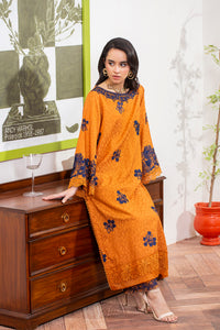 2 Piece - Embroidered Viscose Self Jacquard Suit P001169