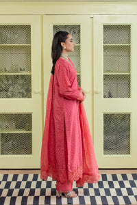 3 Piece - Embroidered Viscose Jacquard Suit P001171