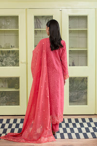 3 Piece - Embroidered Viscose Jacquard Suit P001171