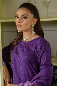 3 Piece - Embroidered Viscose Self Jacquard P001170