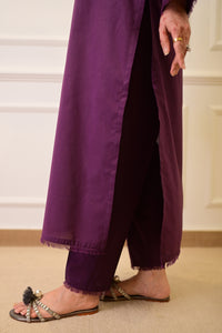 2 Piece - Lawn Suit CT00013 Purple