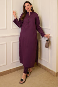 2 Piece - Lawn Suit CT00013 Purple