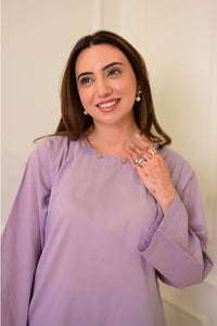 2 Piece - Lawn Suit CT009 Lilac