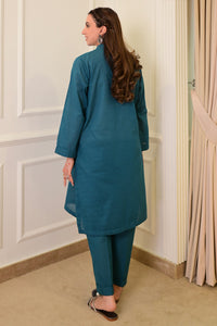 2 Piece - Lawn Suit CT010 Teal