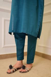 2 Piece - Lawn Suit CT010 Teal