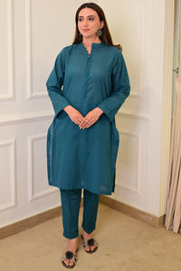 2 Piece - Lawn Suit CT010 Teal