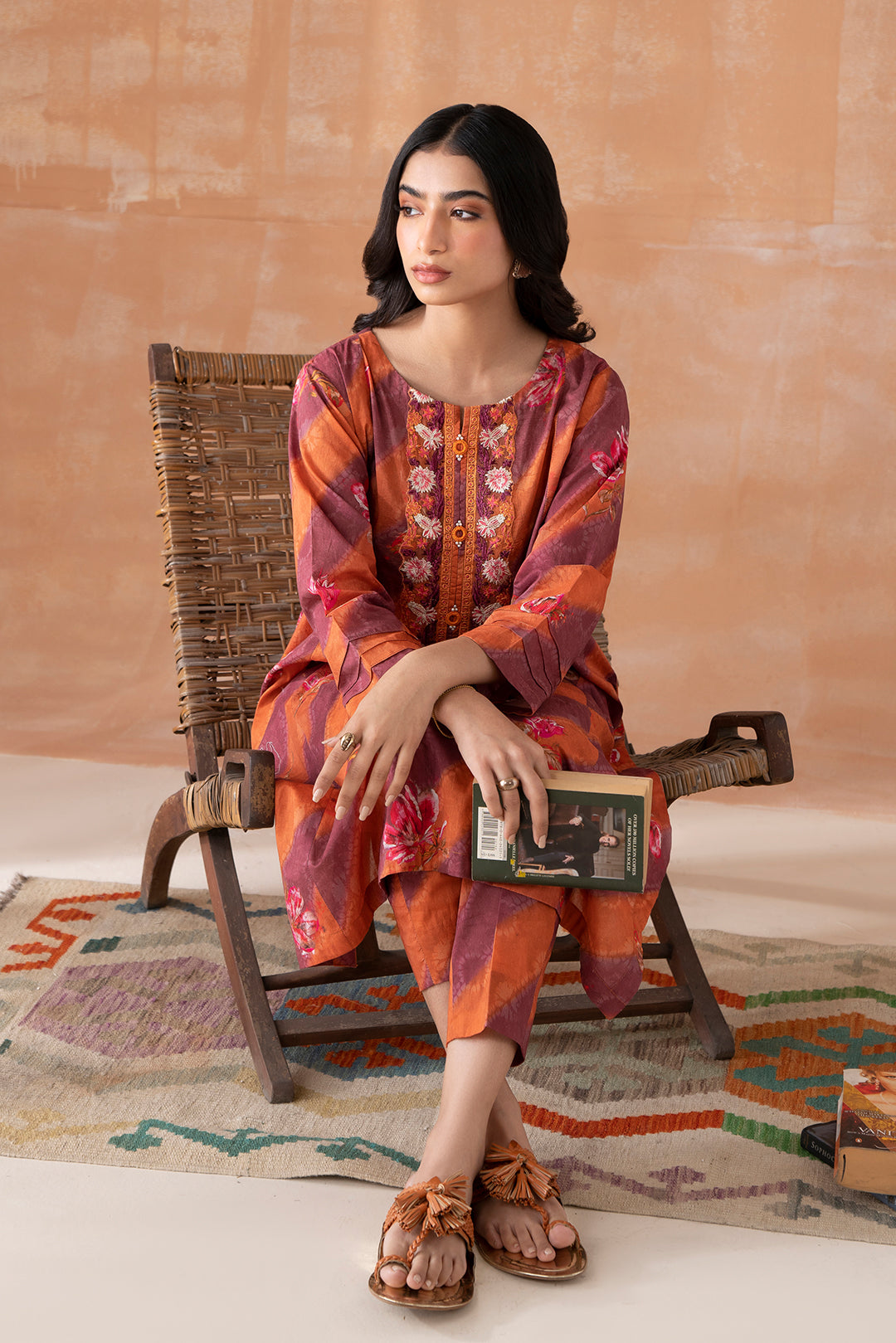2 Piece - Embroidered Lawn  Suit P1097