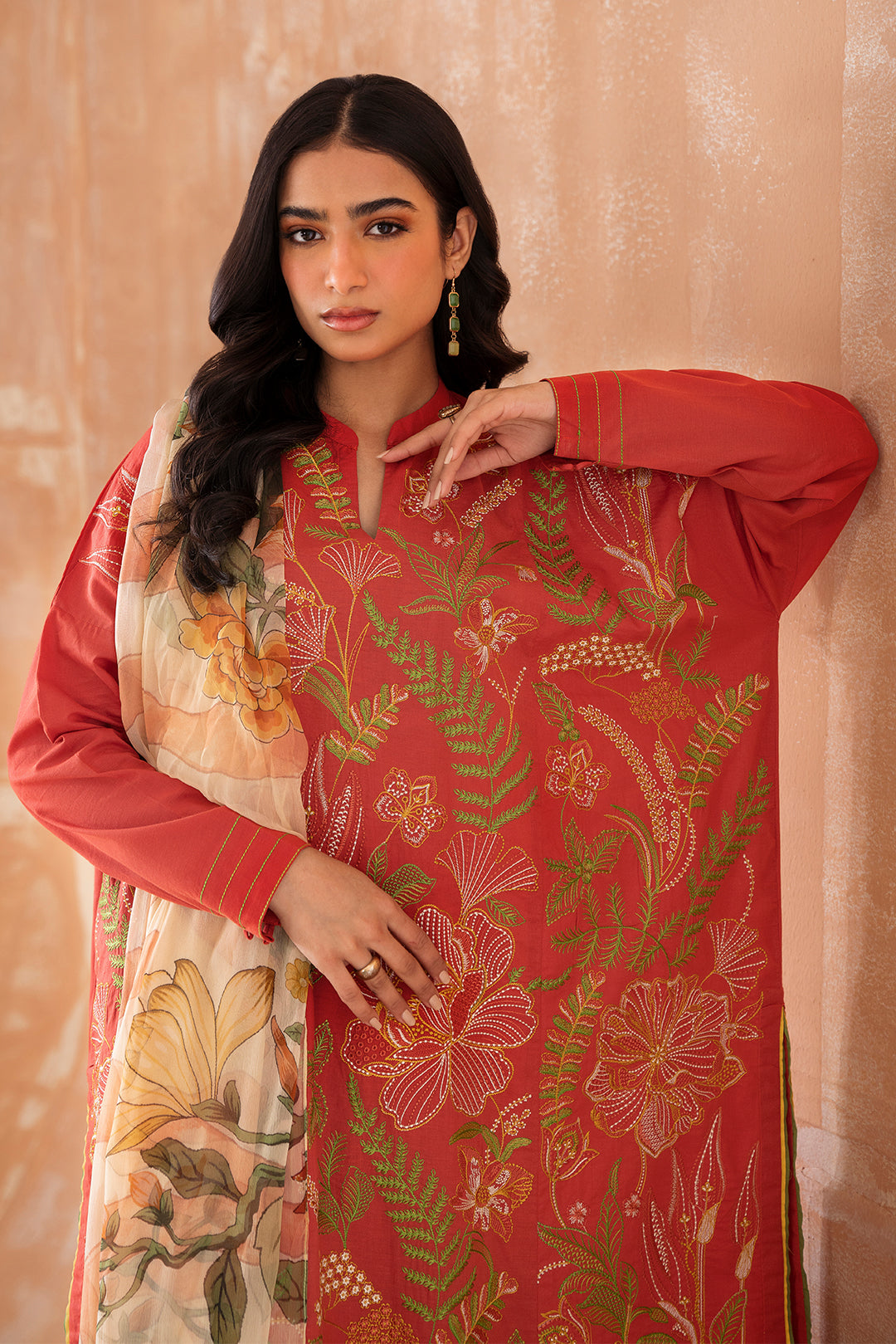 3 Piece - Embroidered Lawn Suit P1061