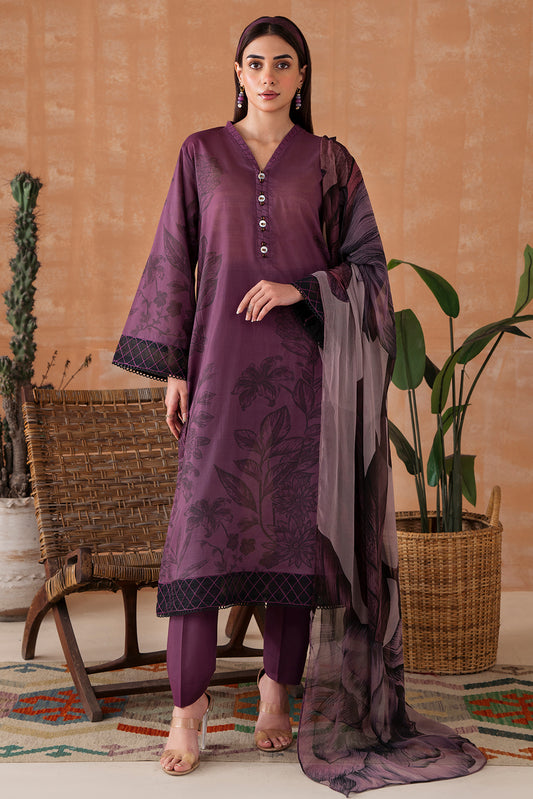 3 Piece - Embroidered Textured Lawn Suit P1050
