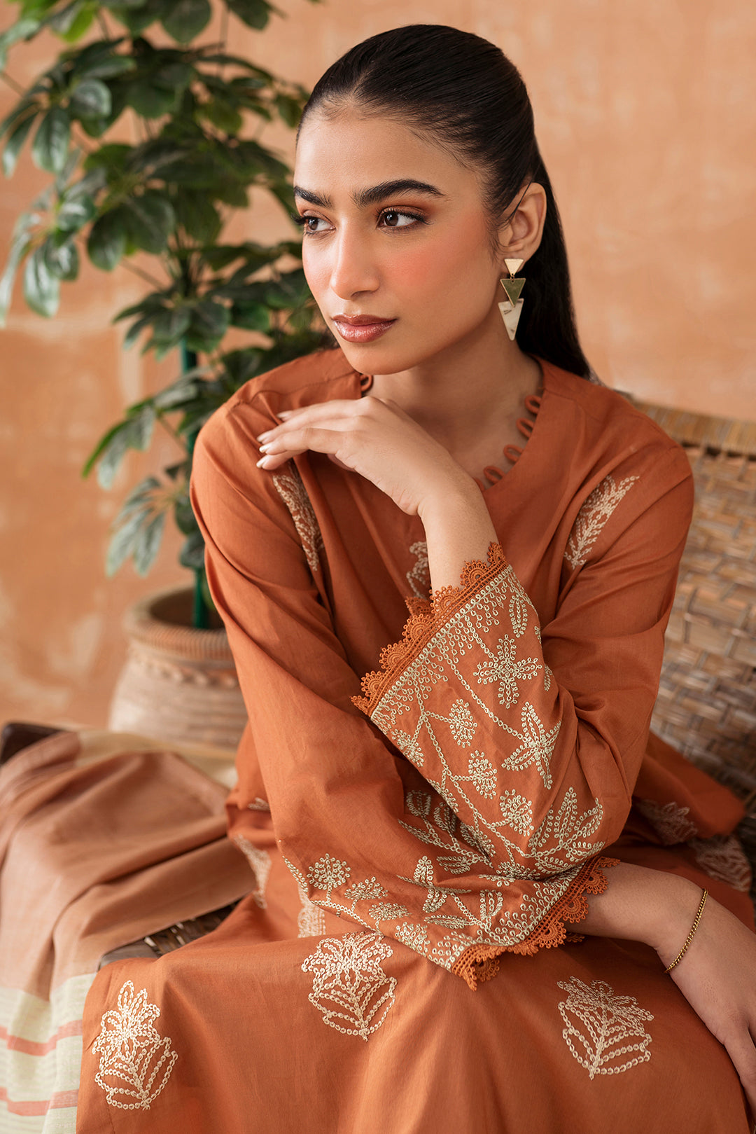 2 Piece - Embroidered Lawn Suit P1053
