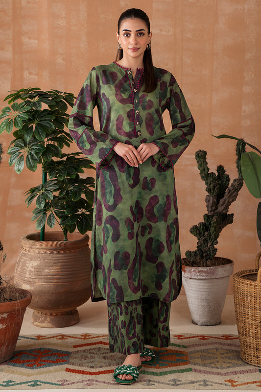 2 Piece - Digital Printed Textured Lawn Suit P1042A