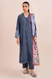 3 Piece - Embroidered Chambray Suit P1064 (SO)