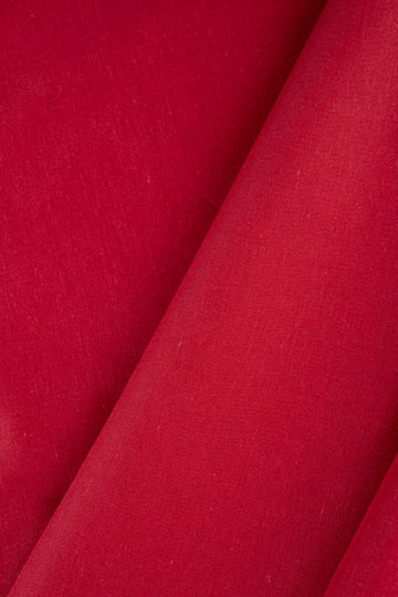 Dyed Cambric Trouser - Unstitched (Red) U0077