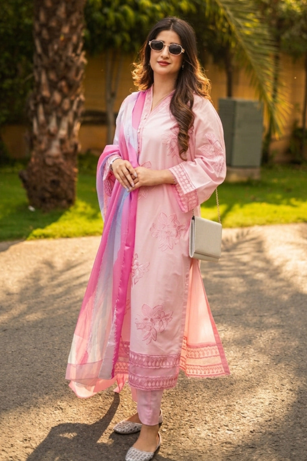3 Piece - Embroidered Lawn Suit P001242