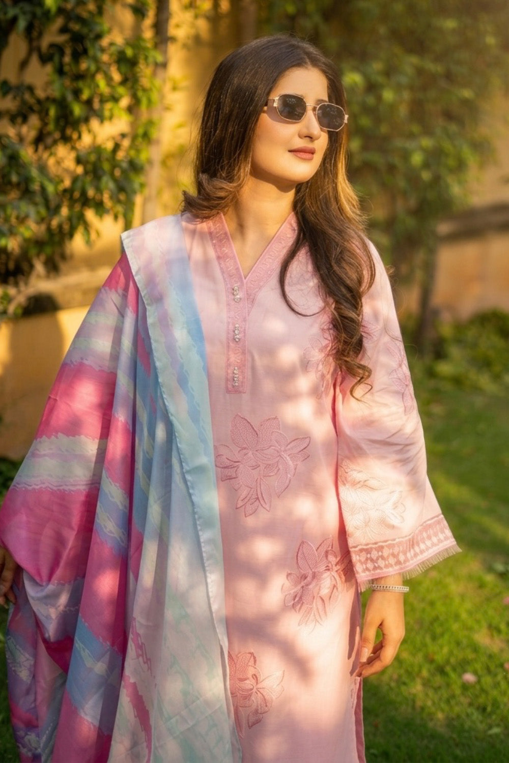 3 Piece - Embroidered Lawn Suit P001242