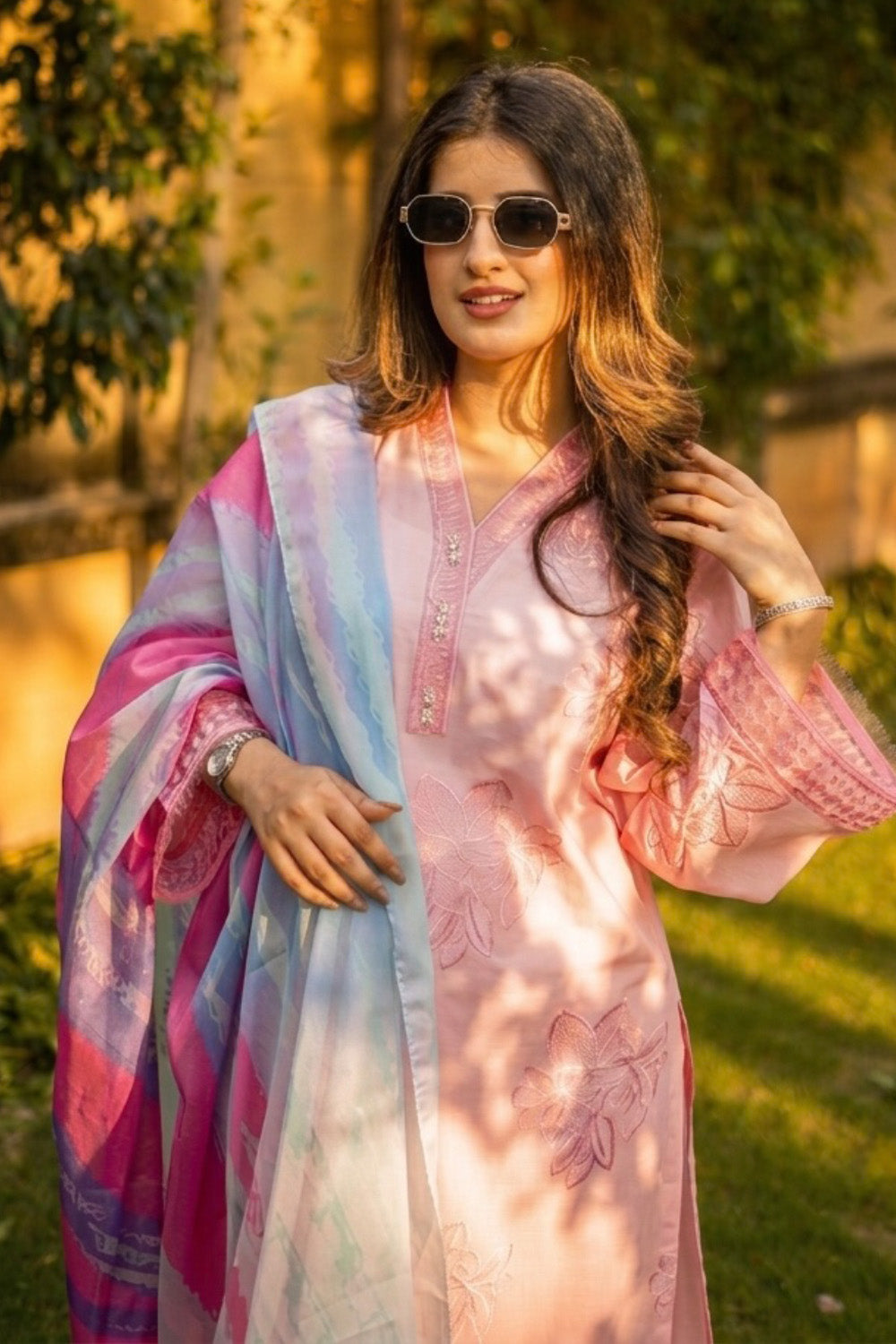 3 Piece - Embroidered Lawn Suit P001242