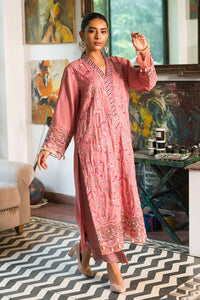 1 Piece - Dyed Embroidered Raw Silk Shirt L0288 (SO)