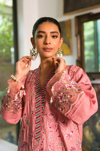 1 Piece - Dyed Embroidered Raw Silk Shirt L0288 (SO)