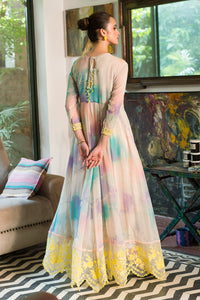 1 Piece - Dyed Embroidered Georgette Shirt L0291