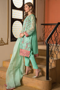 3 Piece - Dyed Embroidered Organza Suit L0583 (SO)