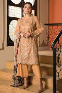4 Piece - Dyed Embroidered Organza Suit L0776 (SO)