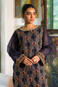 2 Piece - Dyed Embroidered Organza Suit L0777 (SO)