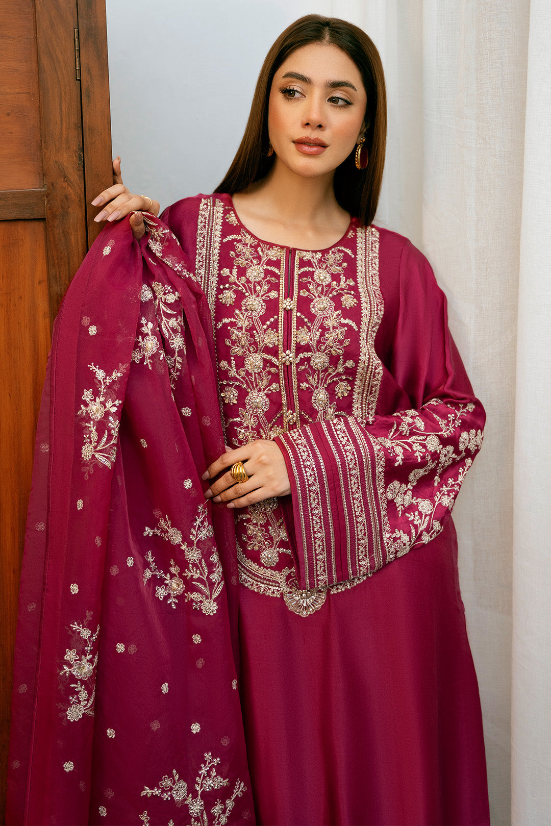 3 Piece - Premium Silk Suit LFP1114