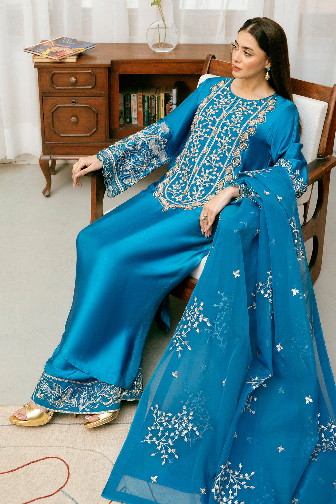 3 Piece - Premium Silk Suit LFP1115