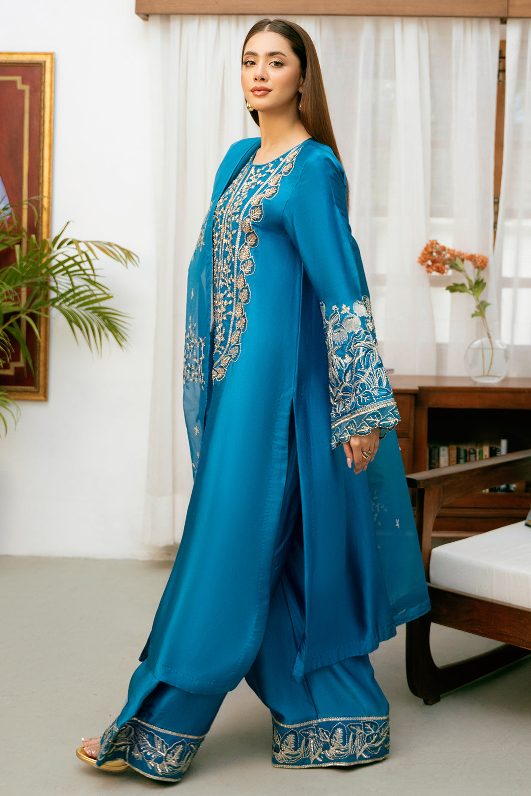 3 Piece - Premium Silk Suit LFP1115