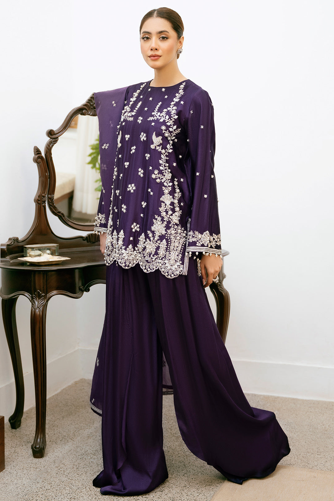 3 Piece - Premium Silk Suit LFP1119