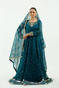 2 Piece - Embellished Embroidered Cotton Khadi Net Suit LFP1132