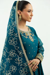 2 Piece - Embellished Embroidered Cotton Khadi Net Suit LFP1132