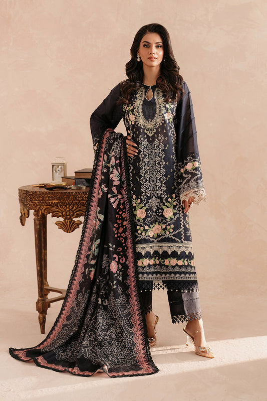 3 Piece - Embroidered Khaddar Suit LU01196