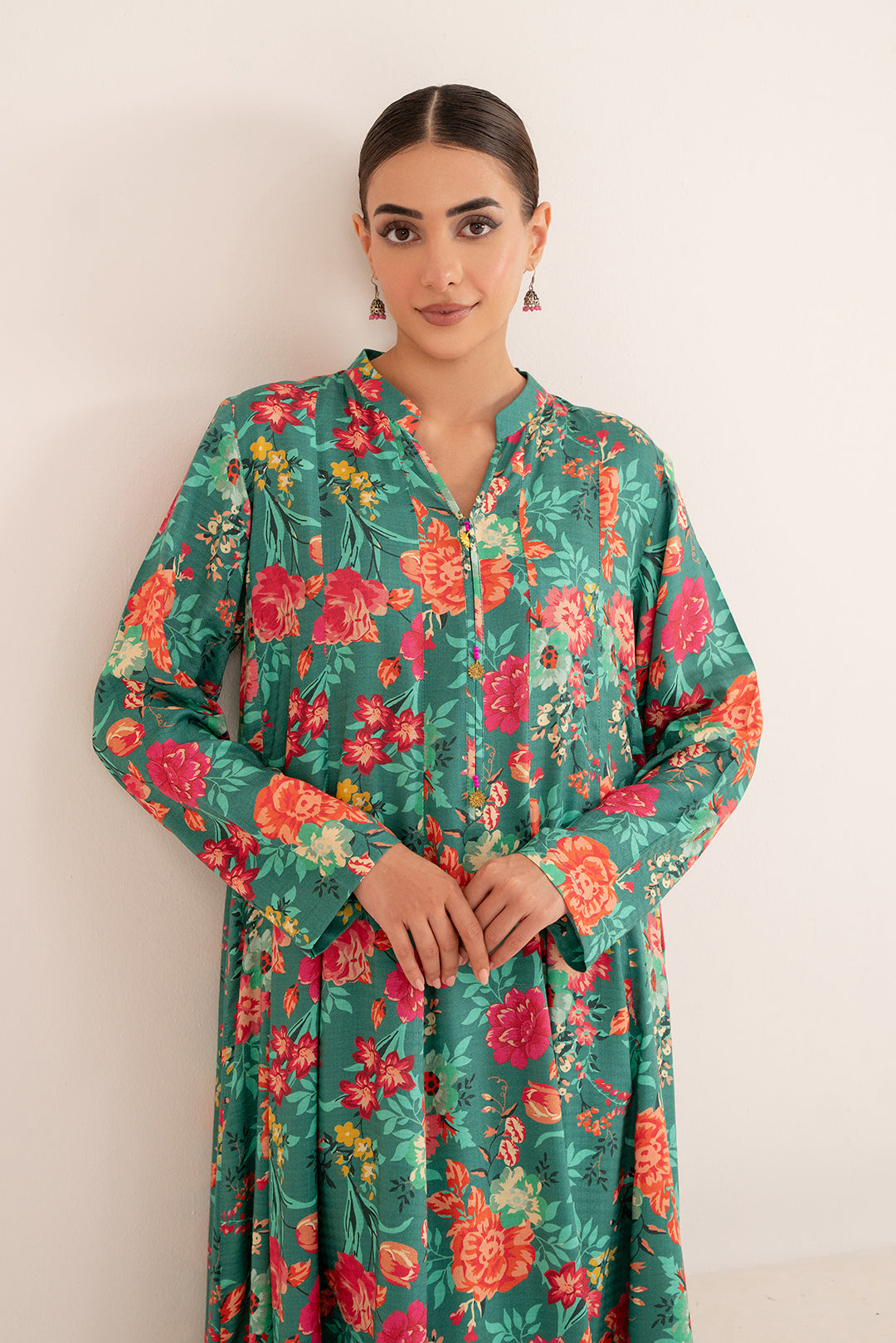 1 Piece - Digital Printed Linen shirt P001210