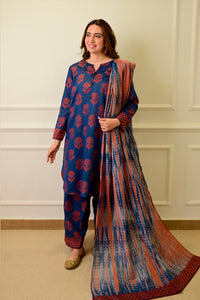 3 Piece - Printed Lawn Suit P001030