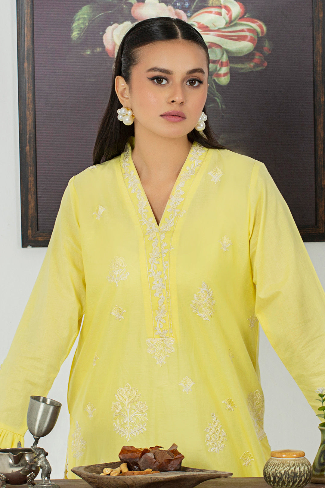 2 Piece - Cotton Cambric Suit P001128